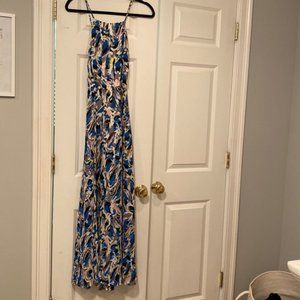 LAST CHANCE! Donating on 4/13. Aqua maxi dress